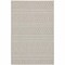 Homeroots 3 x 5 ft. Gray & Ivory Geometric Indoor & Outdoor Area Rug 389538 - alternate 1